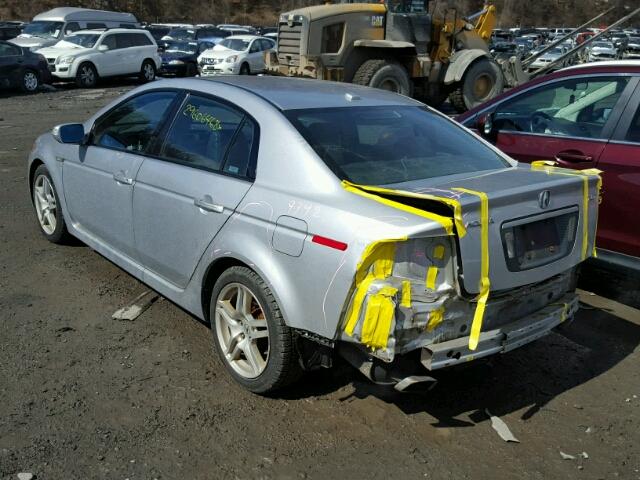 19UUA662X7A047262 - 2007 ACURA TL SILVER photo 3