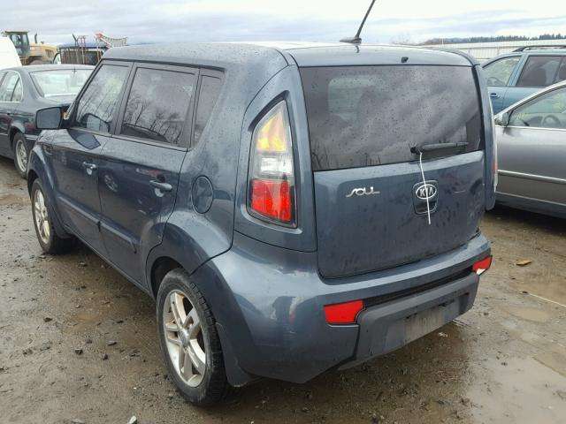 KNDJT2A20B7316029 - 2011 KIA SOUL + BLUE photo 3