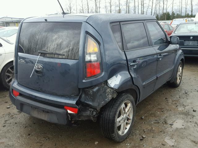 KNDJT2A20B7316029 - 2011 KIA SOUL + BLUE photo 4