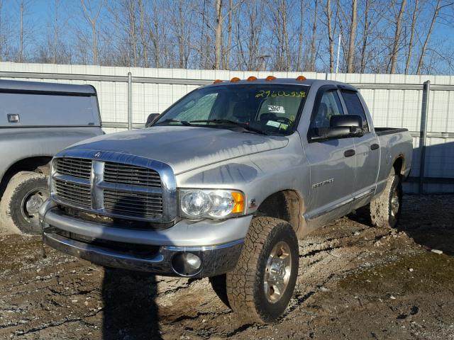 3D7LS38C45G759718 - 2005 DODGE RAM 3500 S GRAY photo 2