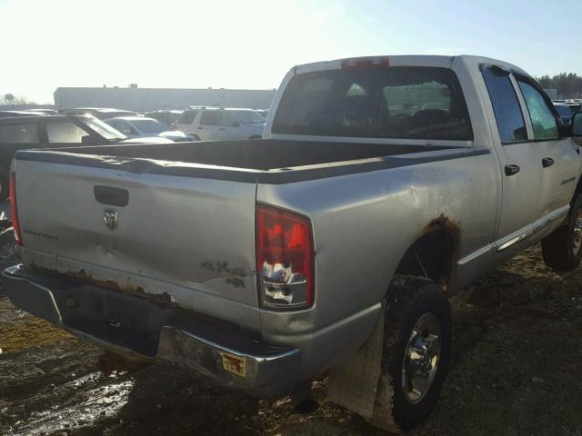 3D7LS38C45G759718 - 2005 DODGE RAM 3500 S GRAY photo 4