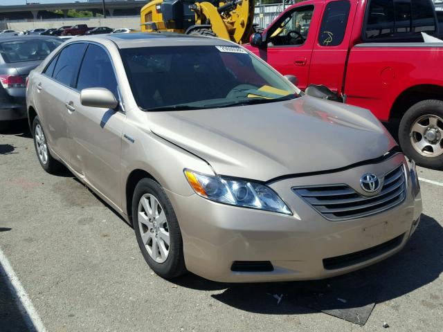 4T1BB46K59U091870 - 2009 TOYOTA CAMRY HYBR TAN photo 1