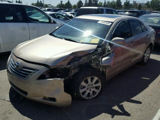 4T1BB46K59U091870 - 2009 TOYOTA CAMRY HYBR TAN photo 2