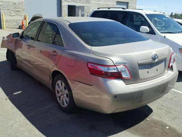 4T1BB46K59U091870 - 2009 TOYOTA CAMRY HYBR TAN photo 3