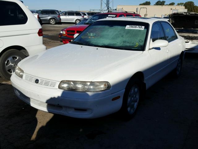 1YVGE22A2P5242474 - 1993 MAZDA 626 DX WHITE photo 2