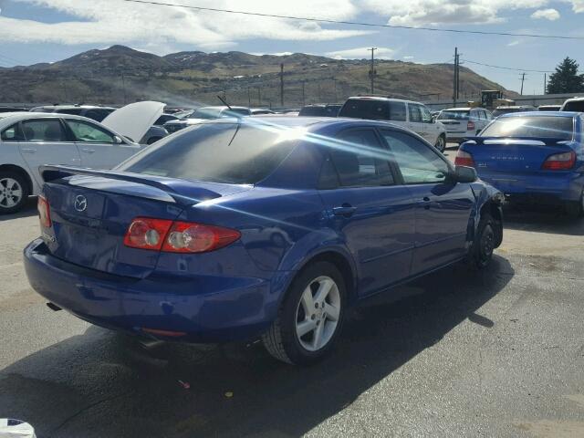 1YVFP80C545N78600 - 2004 MAZDA 6 I BLUE photo 4