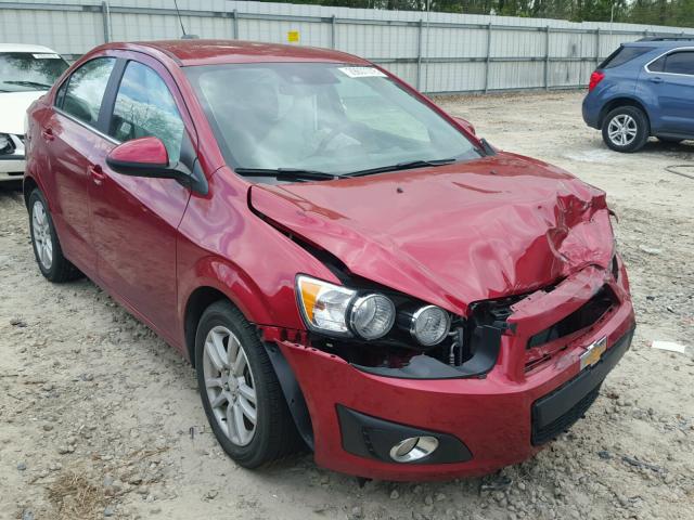 1G1JC5SH2G4105291 - 2016 CHEVROLET SONIC LT BURGUNDY photo 1