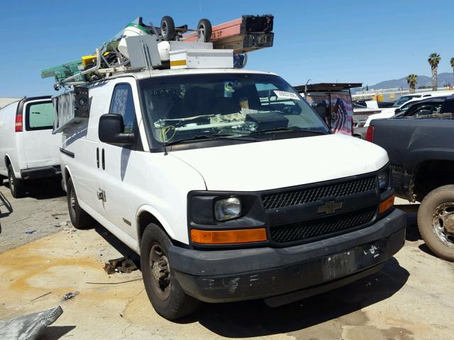 1GCGG25V961168958 - 2006 CHEVROLET EXPRESS G2 WHITE photo 1