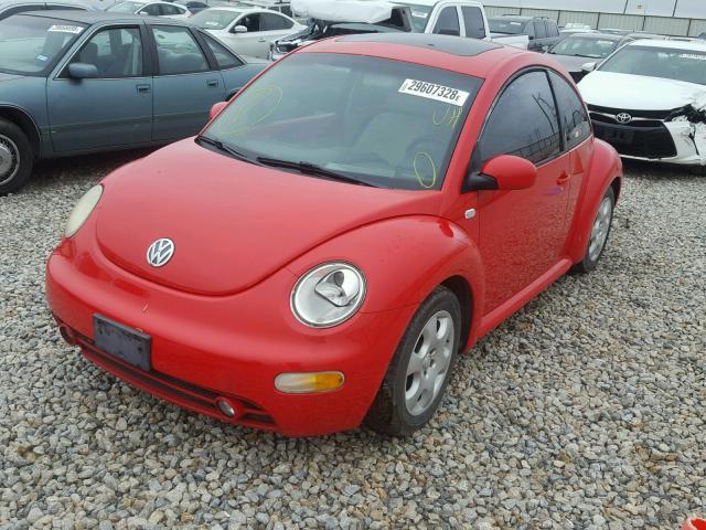 3VWCB21C52M460344 - 2002 VOLKSWAGEN NEW BEETLE 红色 照片 2