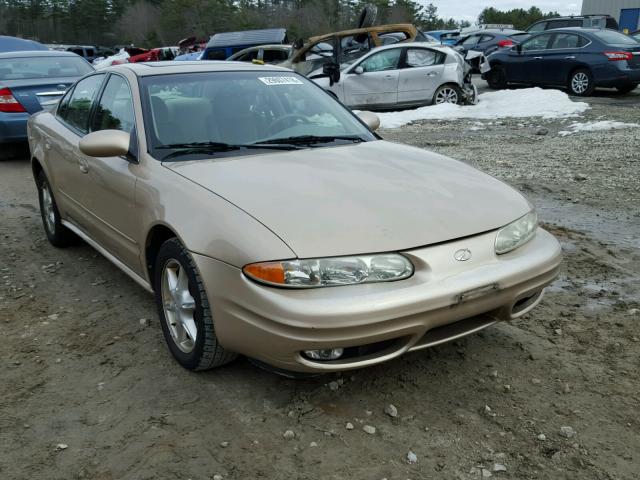 1G3NL52E81C126724 - 2001 OLDSMOBILE ALERO GL GOLD photo 1