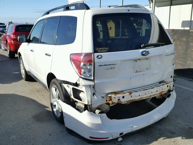 JF2SH64639H788985 - 2009 SUBARU FORESTER 2 WHITE photo 3