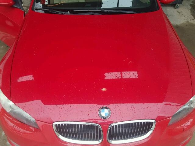 WBAWL13568PX20398 - 2008 BMW 328 I RED photo 7