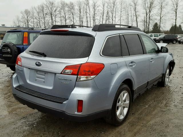 4S4BRBKC4D3272892 - 2013 SUBARU OUTBACK 2. SILVER photo 4