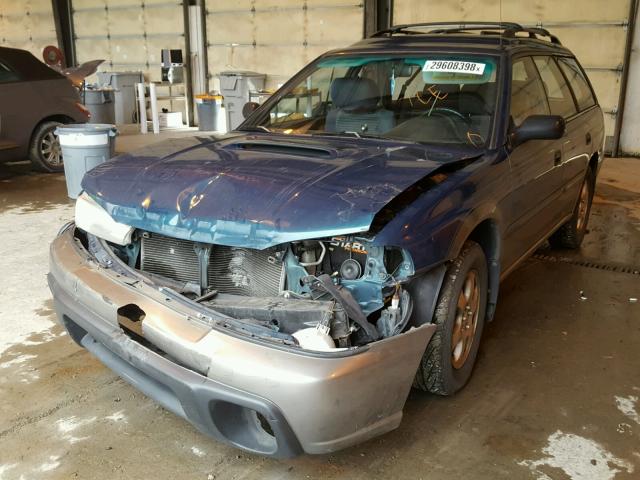 4S3BG6856W7603445 - 1998 SUBARU LEGACY 30T GREEN photo 2