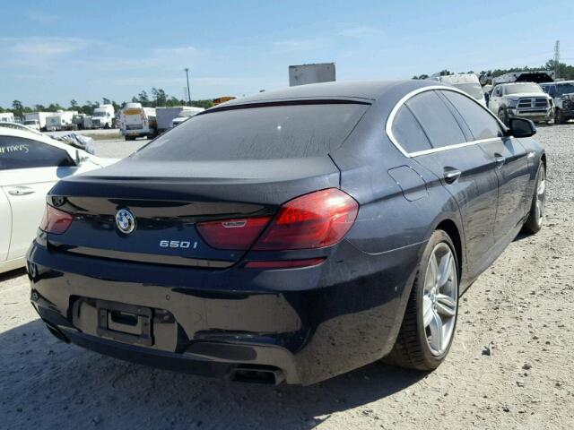 WBA6B2C50DD128516 - 2013 BMW 650 I BLUE photo 4