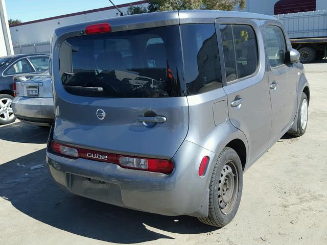 JN8AZ2KR7AT169468 - 2010 NISSAN CUBE BASE GRAY photo 4