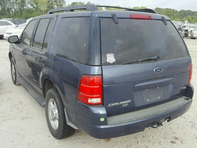 1FMZU63K45UA15611 - 2005 FORD EXPLORER X BLUE photo 3