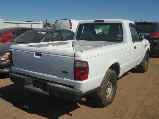 1FTYR10D25PA78862 - 2005 FORD RANGER WHITE photo 4