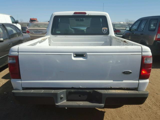 1FTYR10D25PA78862 - 2005 FORD RANGER WHITE photo 6