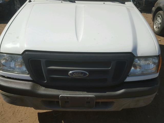 1FTYR10D25PA78862 - 2005 FORD RANGER WHITE photo 7