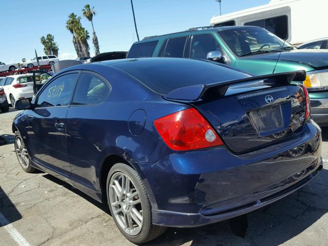 JTKDE177060076816 - 2006 TOYOTA SCION TC 蓝色 照片 3