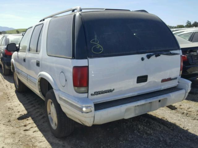 1GKCS13WXV2500728 - 1997 GMC JIMMY Սպիտակ լուսանկար 3