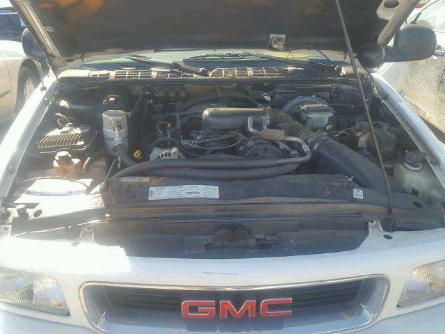 1GKCS13WXV2500728 - 1997 GMC JIMMY Սպիտակ լուսանկար 7
