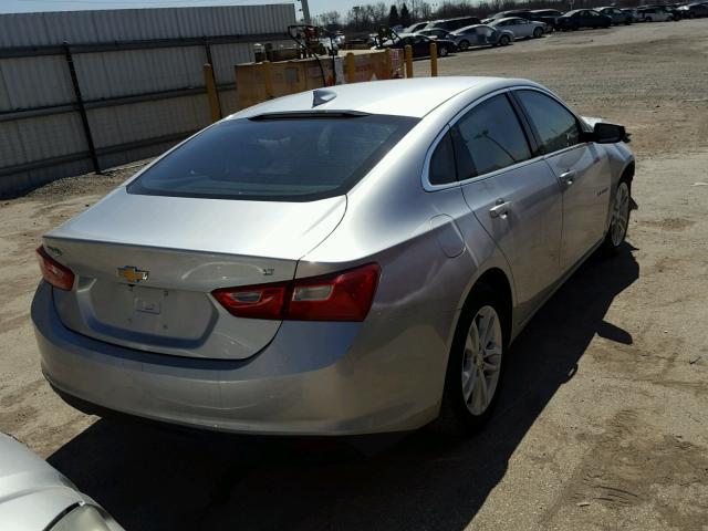 1G1ZE5STXGF309388 - 2016 CHEVROLET MALIBU LT SILVER photo 4