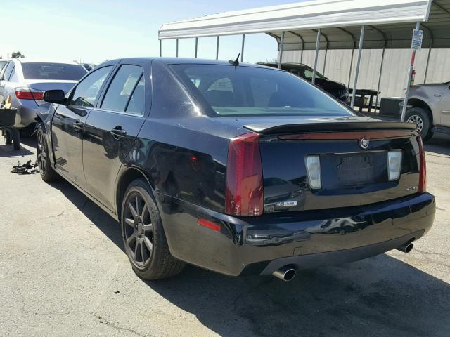 1G6DC67A550180130 - 2005 CADILLAC STS BLACK photo 3