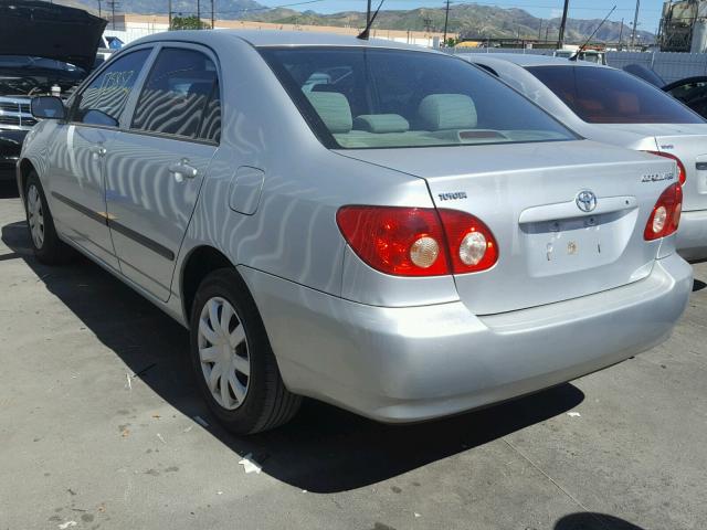 1NXBR32E87Z798030 - 2007 TOYOTA COROLLA CE SILVER photo 3