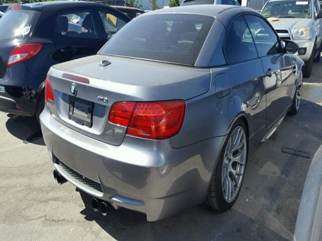WBSDX9C58DE785717 - 2013 BMW M3 GRAY photo 4
