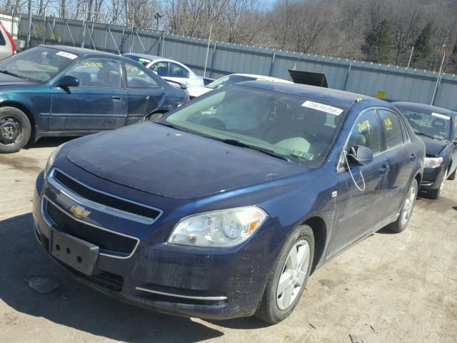 1G1ZG57B98F179079 - 2008 CHEVROLET MALIBU LS ლურჯი ფოტო 2