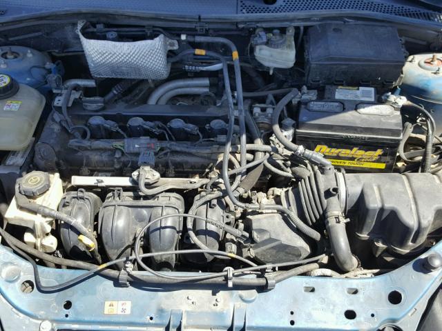 1FAFP34N17W107942 - 2007 FORD FOCUS ZX4 BLUE photo 7