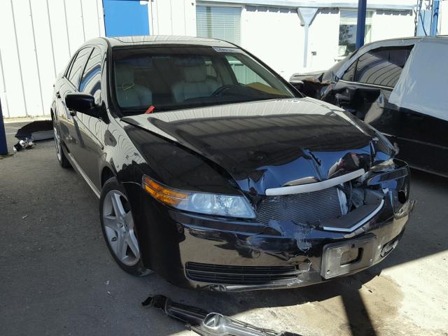 19UUA66265A001506 - 2005 ACURA TL BLACK photo 1