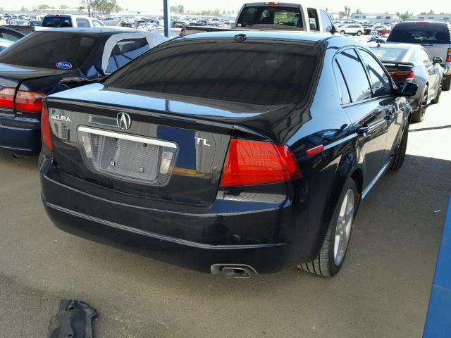 19UUA66265A001506 - 2005 ACURA TL BLACK photo 4