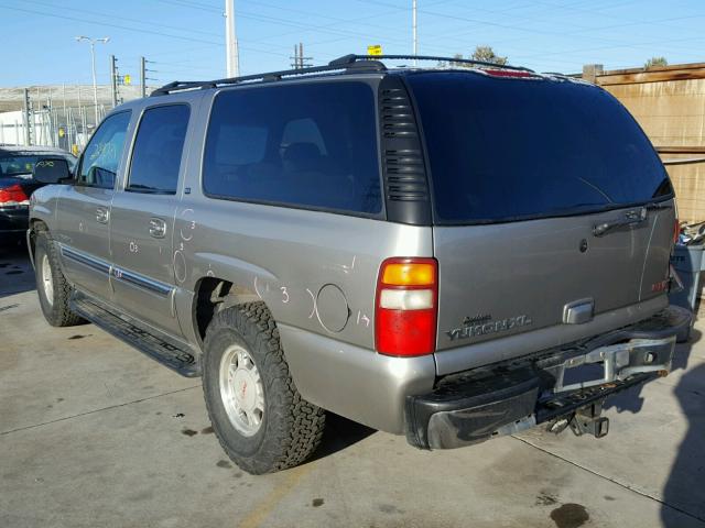 3GKFK16Z52G269050 - 2002 GMC YUKON XL K TAN photo 3