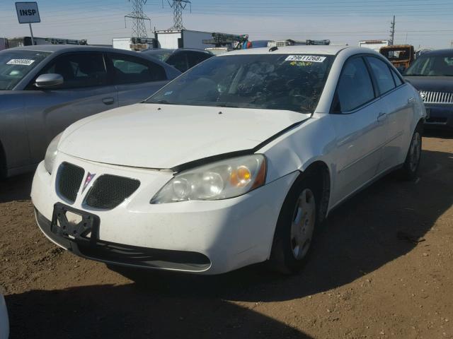 1G2ZF57B584149975 - 2008 PONTIAC G6 VALUE L WHITE photo 2