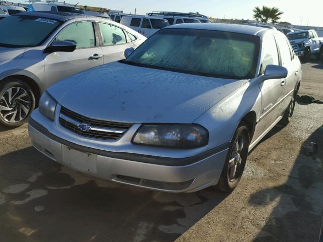 2G1WH52K439218203 - 2003 CHEVROLET IMPALA LS SILVER photo 2