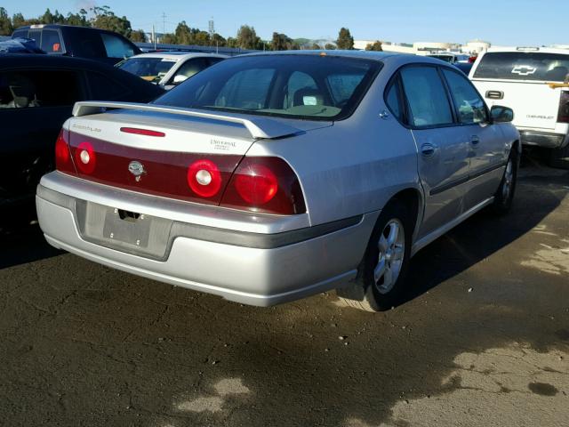 2G1WH52K439218203 - 2003 CHEVROLET IMPALA LS SILVER photo 4