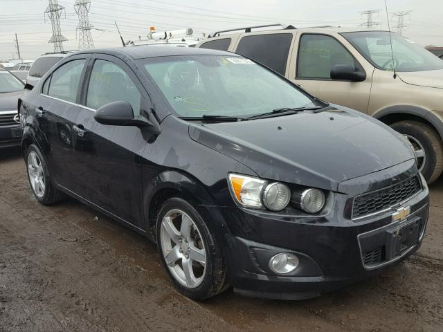 1G1JE5SH5C4104091 - 2012 CHEVROLET SONIC LTZ BLACK photo 1