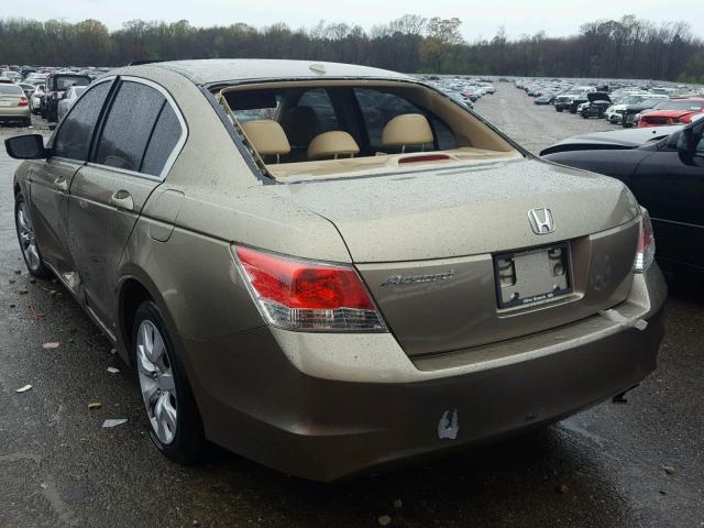 1HGCP26858A139324 - 2008 HONDA ACCORD EXL GOLD photo 3