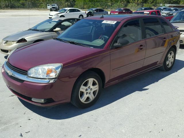 1G1ZU64864F209401 - 2004 CHEVROLET MALIBU MAX RED photo 2