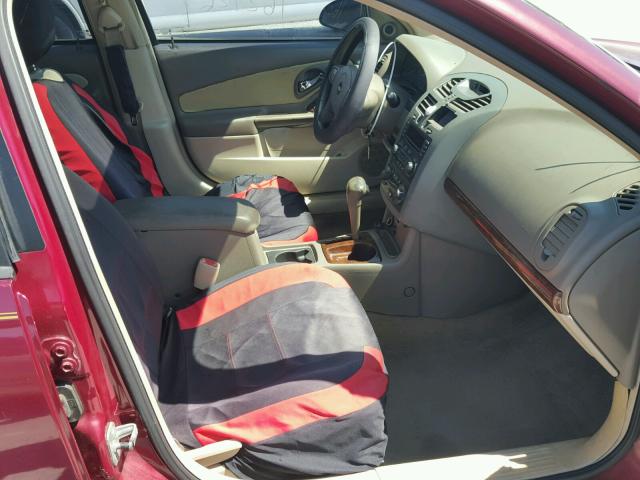 1G1ZU64864F209401 - 2004 CHEVROLET MALIBU MAX 红色 照片 5