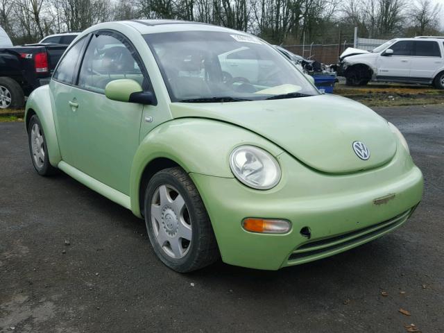 3VWCS21C11M412094 - 2001 VOLKSWAGEN NEW BEETLE GREEN photo 1