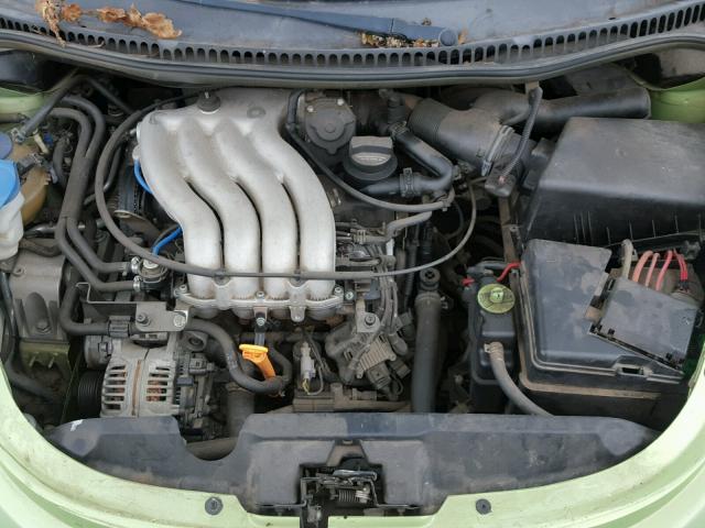 3VWCS21C11M412094 - 2001 VOLKSWAGEN NEW BEETLE 绿色 照片 7