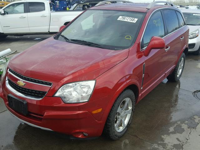 3GNAL3EK1DS622197 - 2013 CHEVROLET CAPTIVA LT RED photo 2