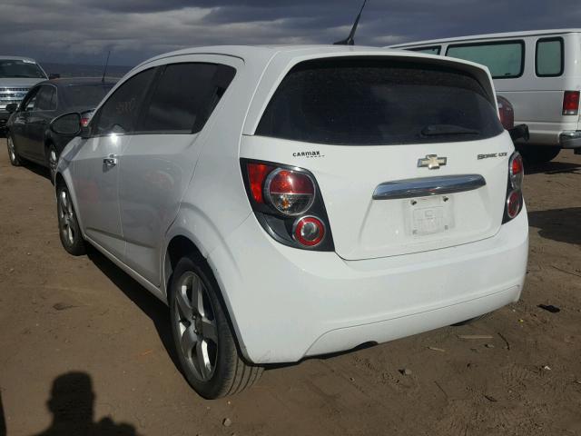 1G1JE6SH2C4104636 - 2012 CHEVROLET SONIC LTZ WHITE photo 3