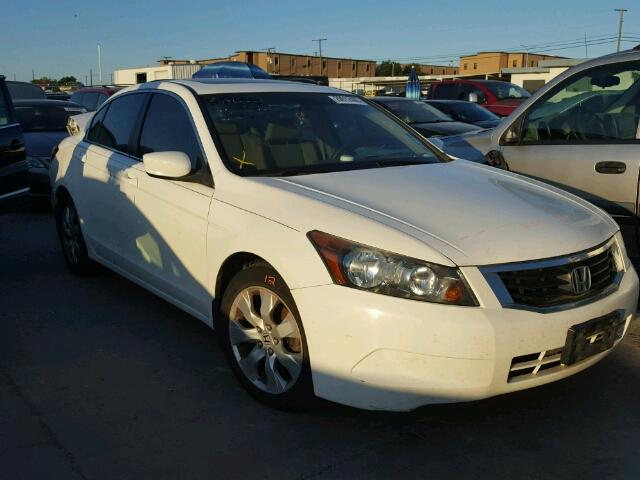 1HGCP26729A032918 - 2009 HONDA ACCORD EX WHITE photo 1