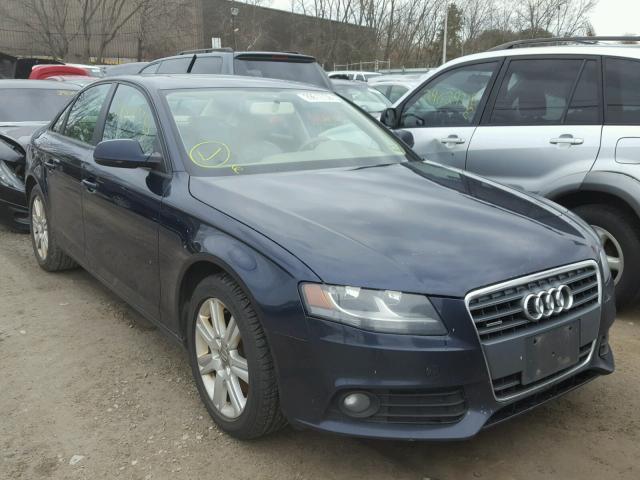 WAUBFAFLXAN017792 - 2010 AUDI A4 PREMIUM BLUE photo 1