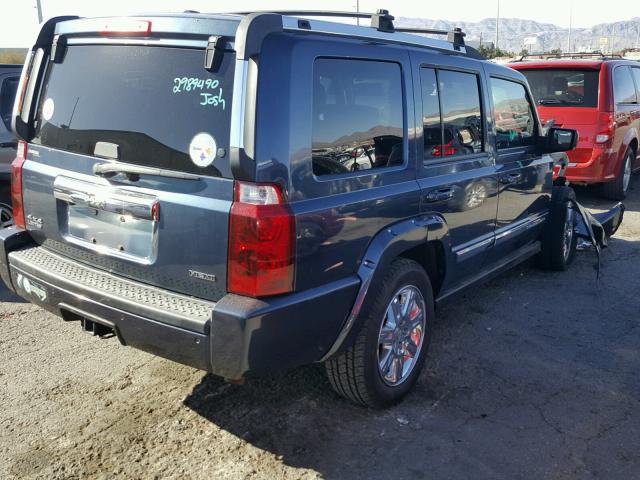 1J4RG5GT1AC114793 - 2010 JEEP COMMANDER BLUE photo 4
